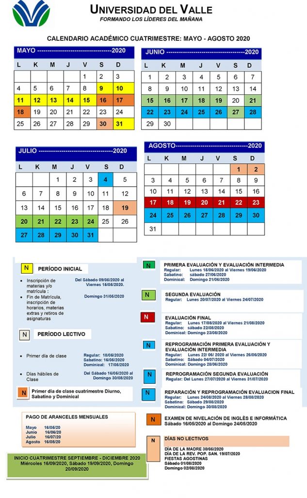Calendario academico univalle zarzal 5